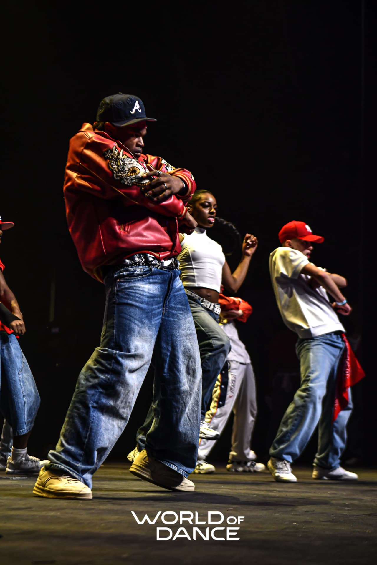 World of Dance crew tijdens een optreden